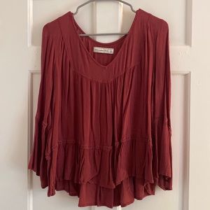 Abercrombie flowy shirt